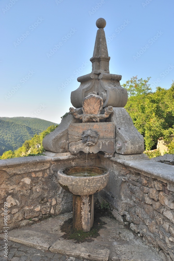 Fontana presso la Certosa di Trisulti - Collepardo - Frosinone - Lazio - Italia