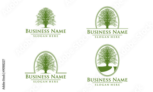 oak, tree, logo