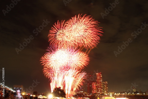 fireworks, SETAGAYA TOKYO JAPAN photo