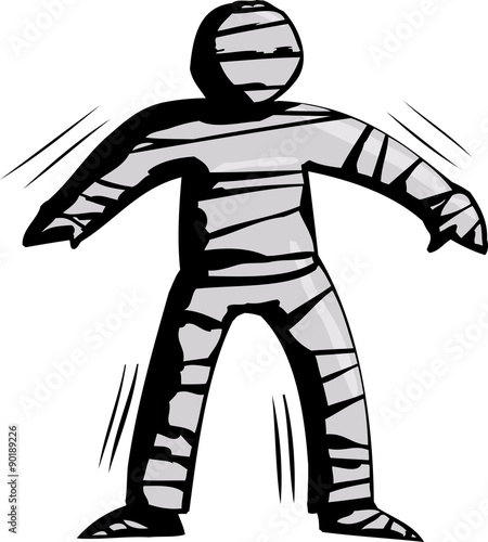 Stiff Mummy Walking