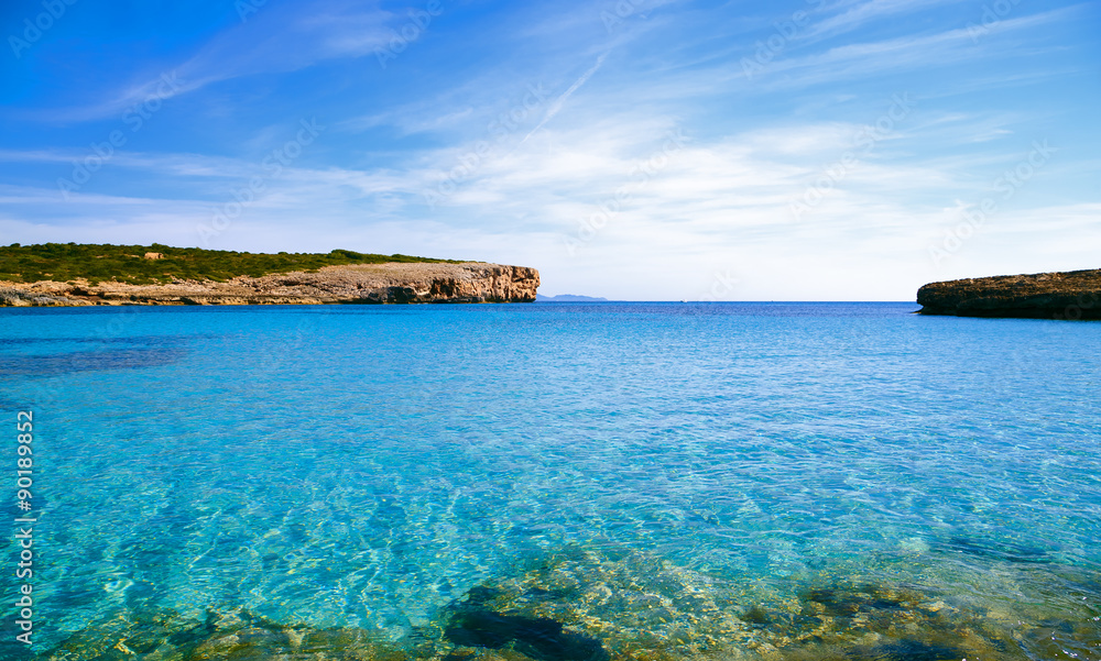 The lagoon on Mallorca Island