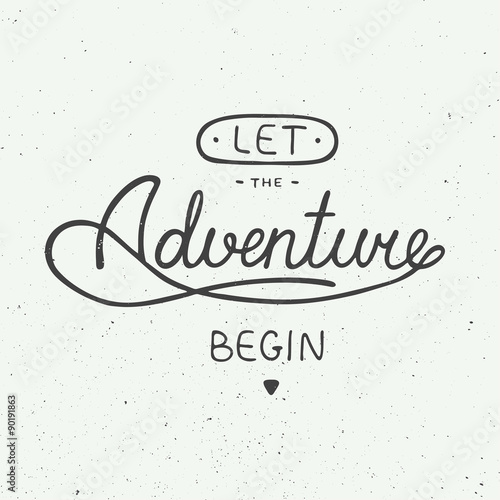 Let the adventure begin in vintage style