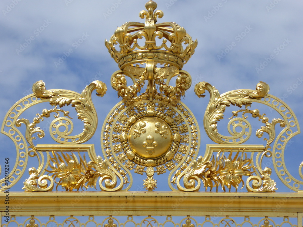 Versailles - La Grille du Château de Versailles Versailles - La Grille du Château de Versailles