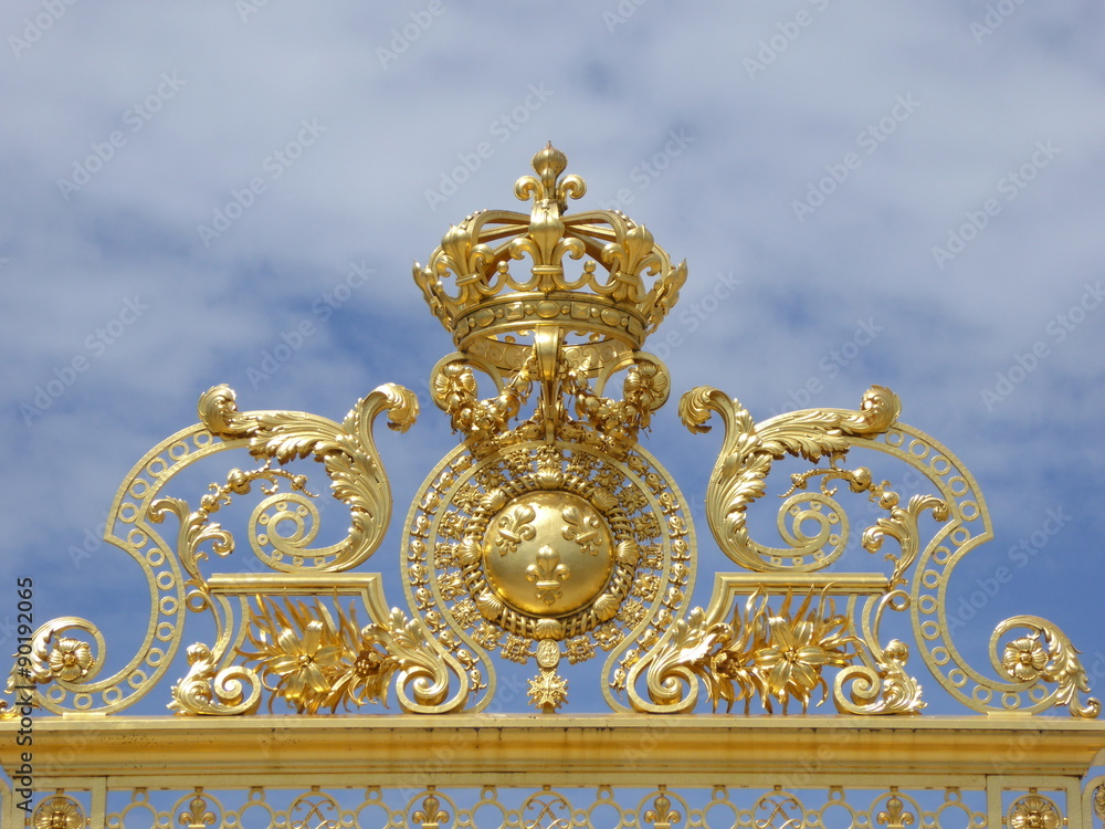 Versailles - La Grille du Château de Versailles Versailles - La Grille du Château de Versailles