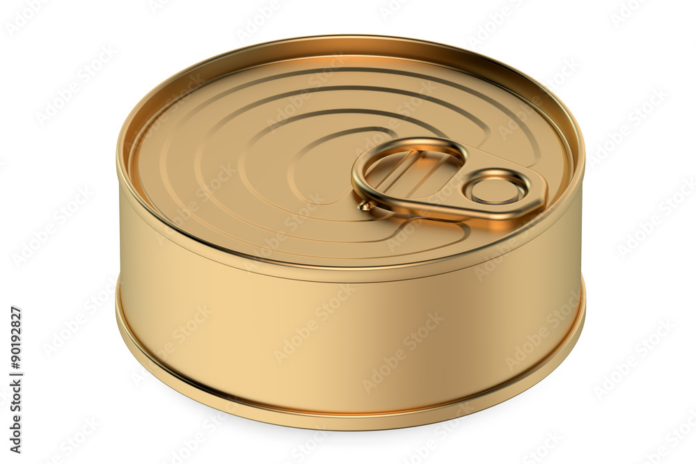 tin can closeup tin can closeup