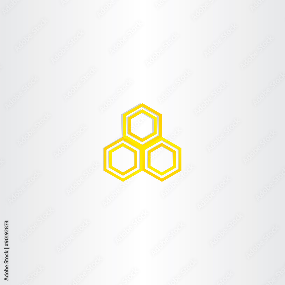 yellow logo honey comb icon yellow logo honey comb icon