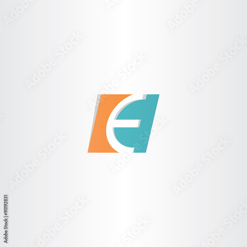 turquoise orange letter e logo icon element Free Download turquoise orange letter e logo icon element - GFXLoad