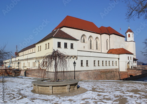 Spilberk castle in winter, Brno, Czech republic