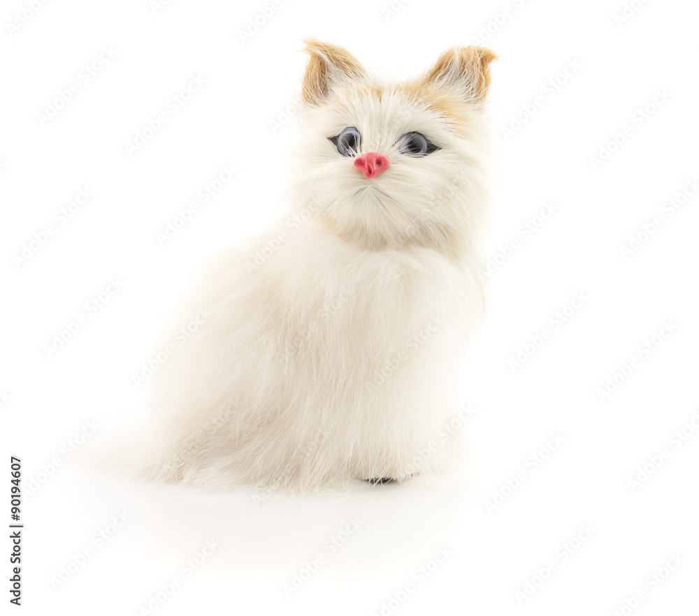 Fototapeta premium Funny handmade cat 