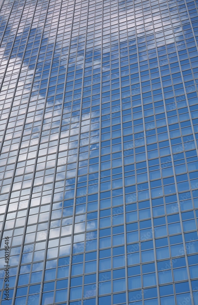 Glass facade of modern office building Glass facade of modern office building