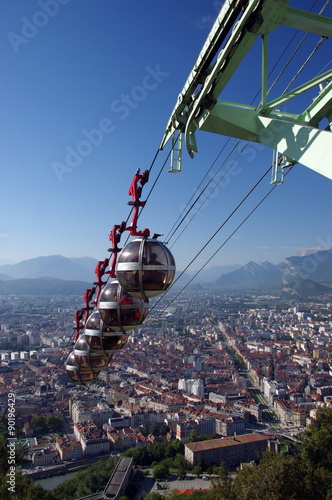 Tapety artystyczne vue sur grenoble-isère