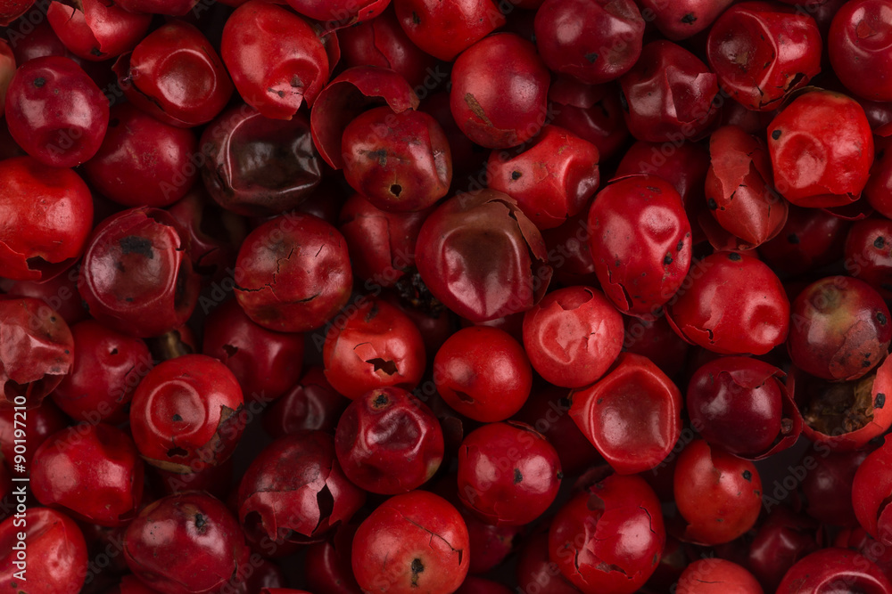 red peppercorns red peppercorns