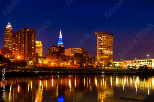 Cleveland blue hour