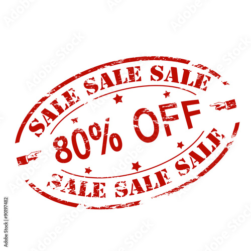 Sale eighty percent off