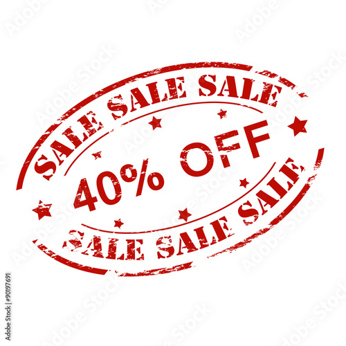 Sale fourty percent off