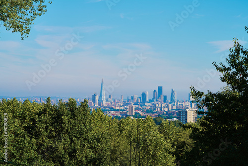 London hill skyline