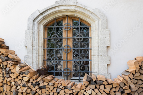 Feuerholz auf dem Stapel photo