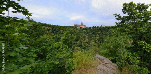 Zamak Książ w Wałbrzychu - z punktu widokowego 2 photo