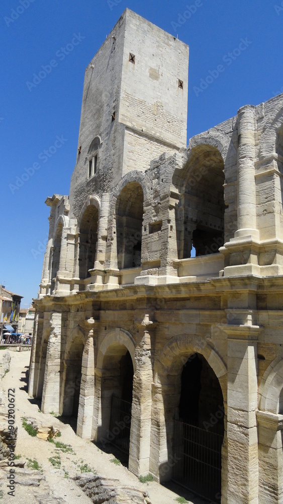 Les arènes d'Arles (Provence)