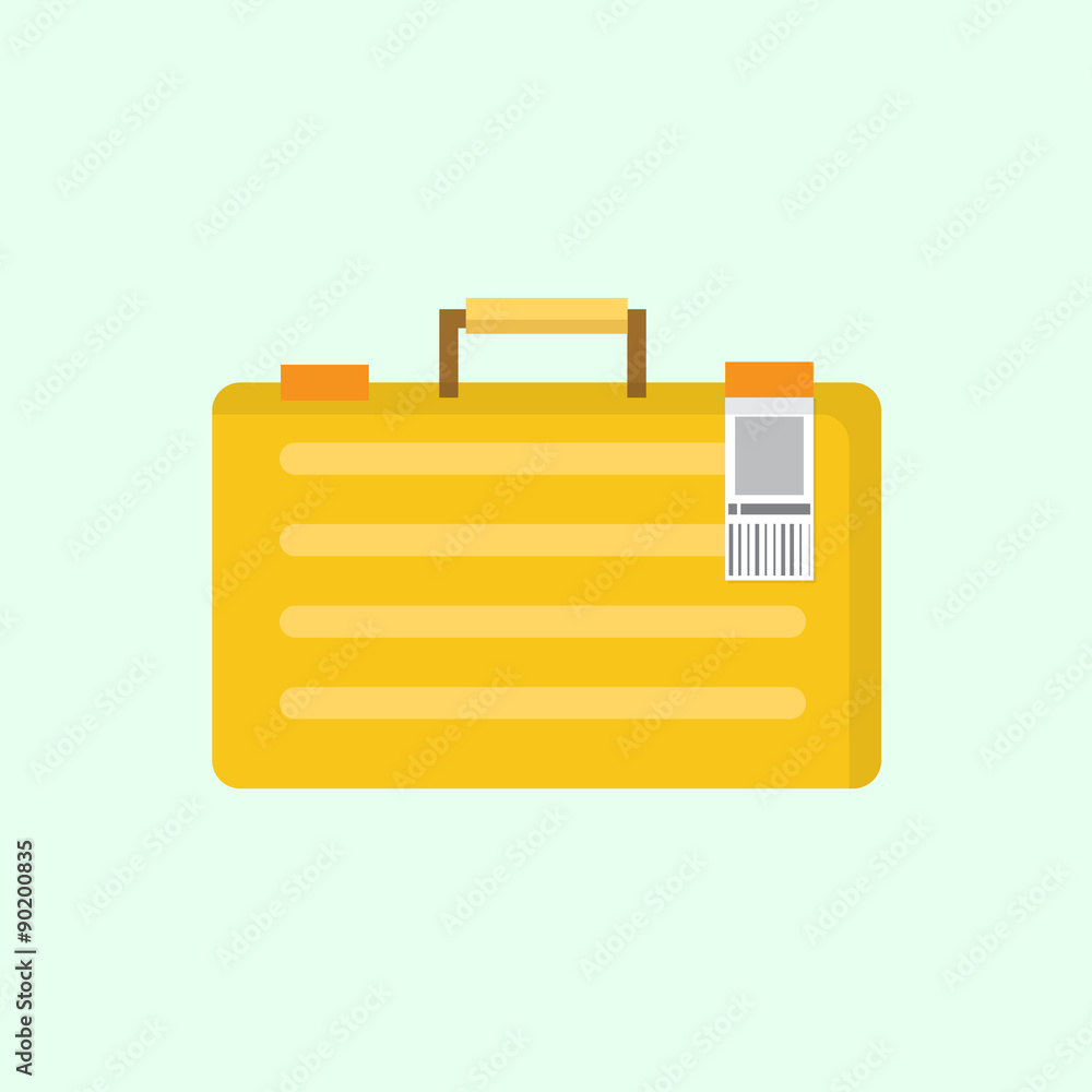 Baggage Travel Icon Vector Illustration Baggage Travel Icon Vector Illustration