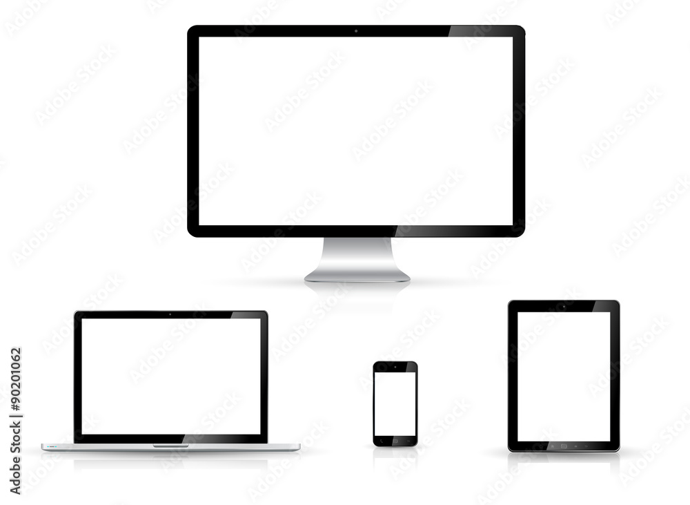 Modern digital tech device collection Modern digital tech device collection