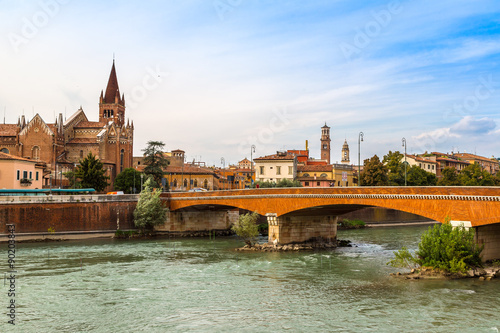 Cityscape of Verona, Italy