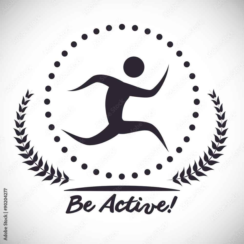 Obraz premium Be Active design