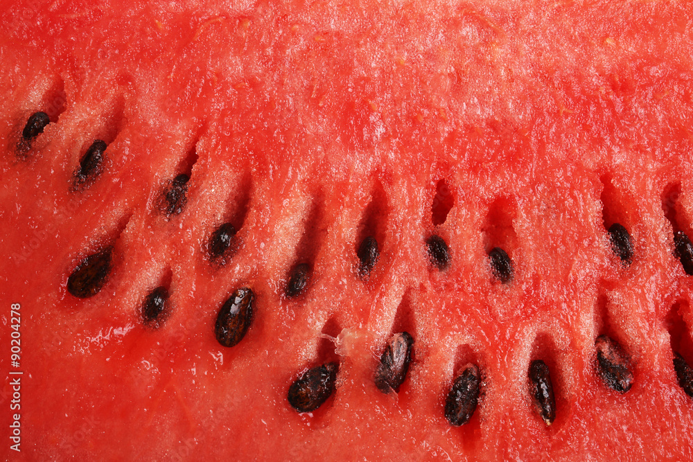 Ripe watermelon close up