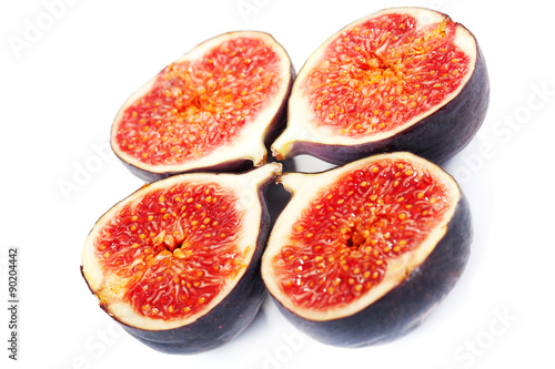 Figs isolated on white