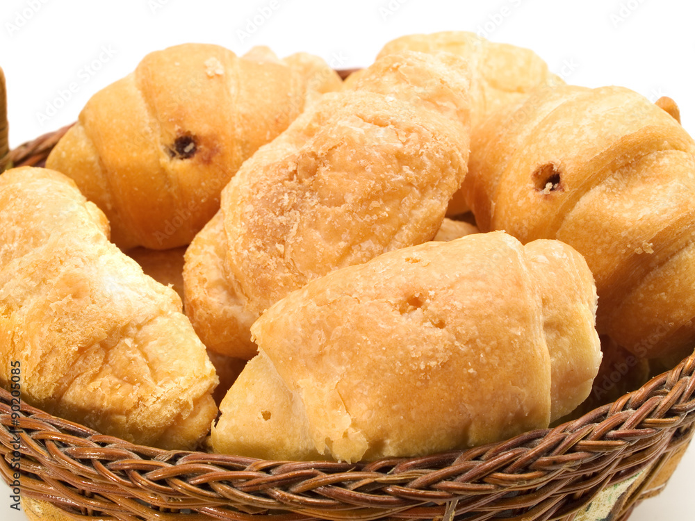 Croissants in Basket Croissants in Basket