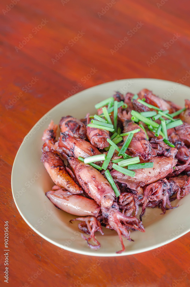 fried squid fried squid