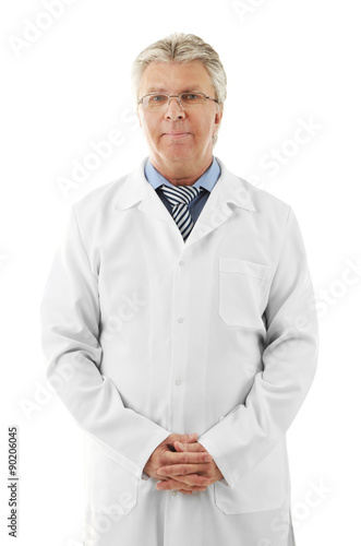 Doctor isolated on white