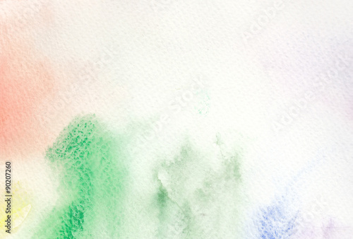 watercolor textures background with copy space