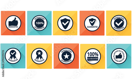 Logos o iconos de seguridad en el negocio