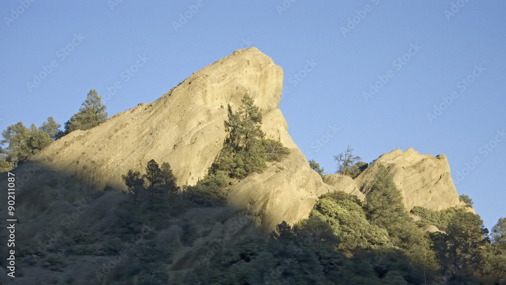 Strange rock formations on highway 33 on way to Ojai, California