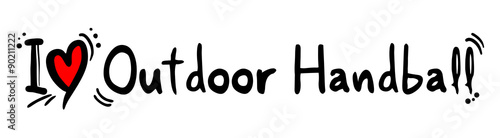Outdoor Handball love