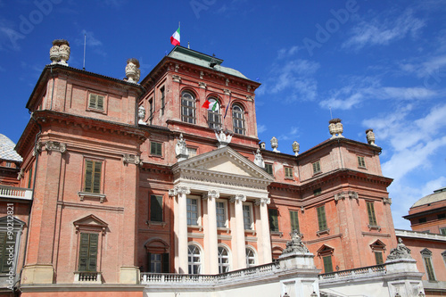 Racconigi castle, unesco world heritage in Piedmont near Turin, Italy photo