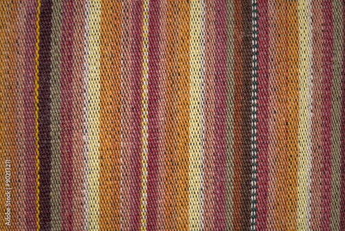 Andean weaving loom made in bright colors