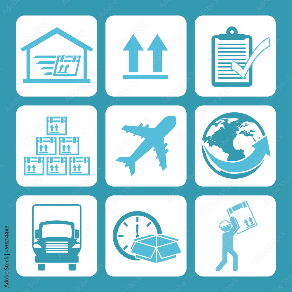 Naklejka premium delivery service