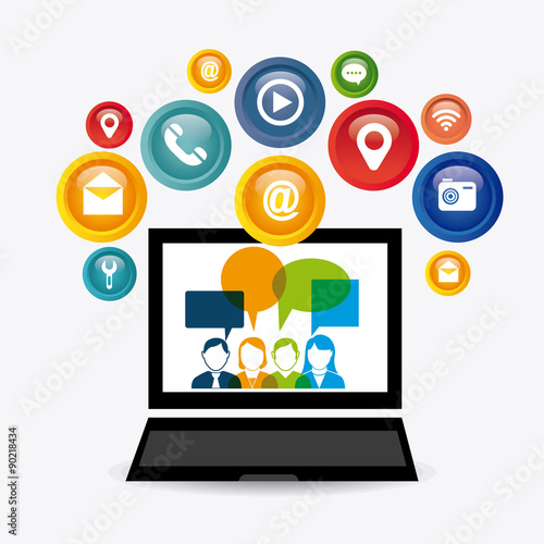 Wallpaper Mural Social media design. Torontodigital.ca