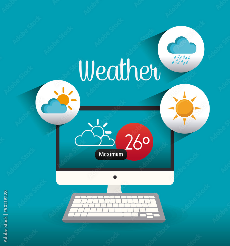 Weather mobile app design. Weather mobile app design.