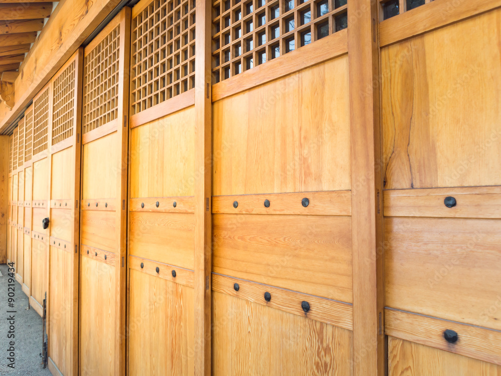 Traditional Korean door Traditional Korean door
