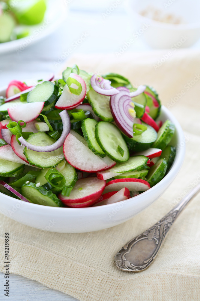 salad with spring vegetables salad with spring vegetables
