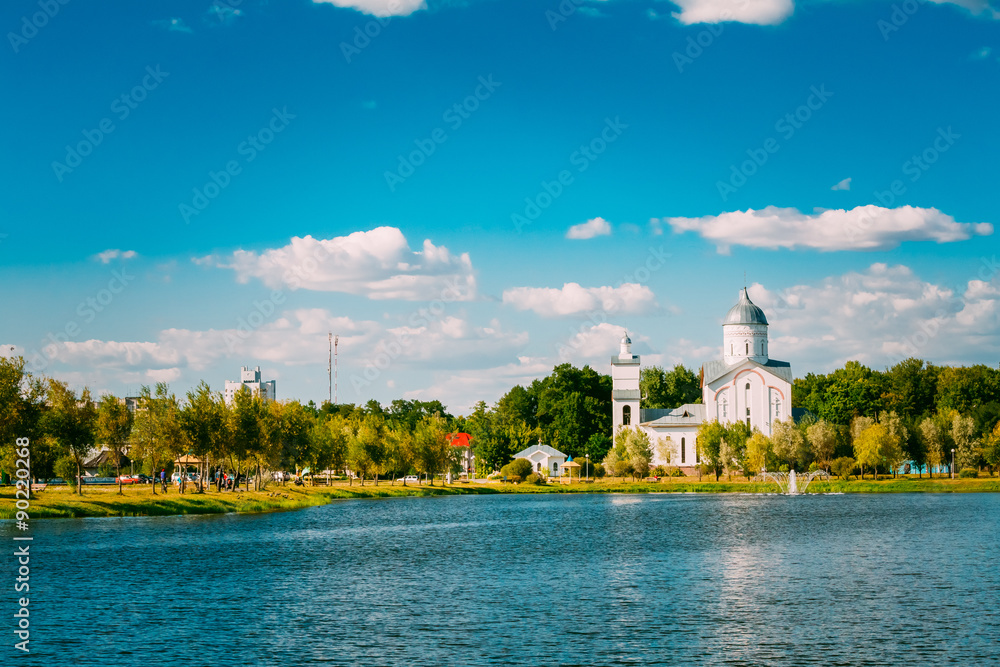 Fototapeta premium St. Alexander Nevsky Church in Gomel, Belarus.