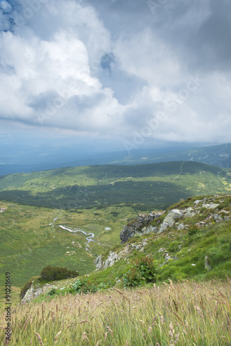 Wallpaper Mural High mountain landscape. Dramatic sky Torontodigital.ca
