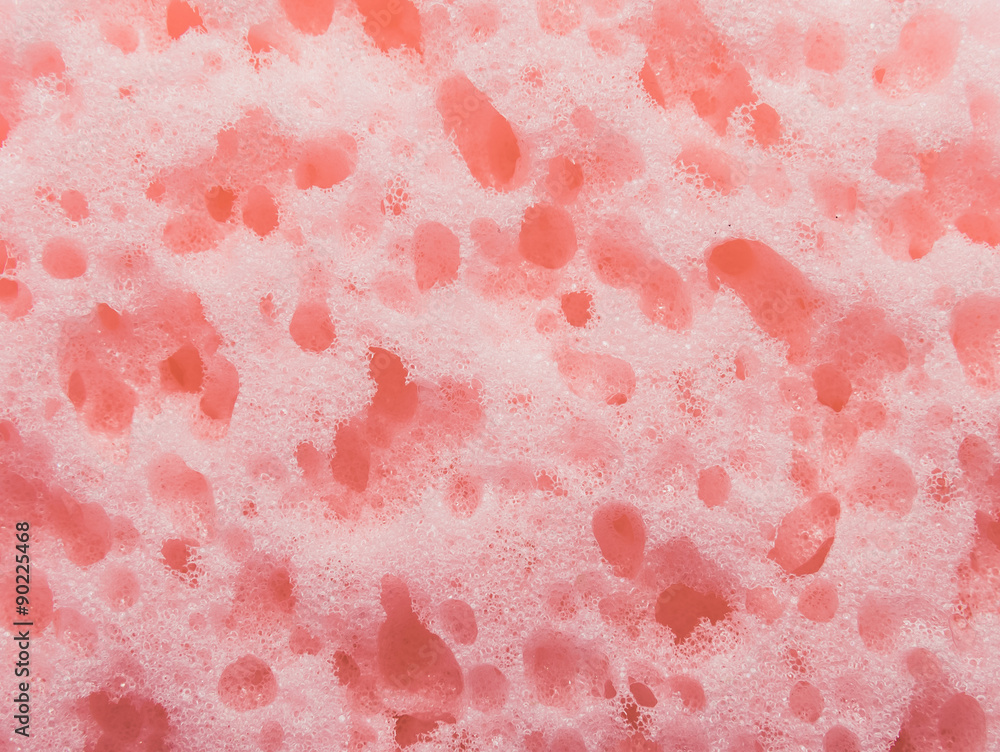 Pink sponge texture