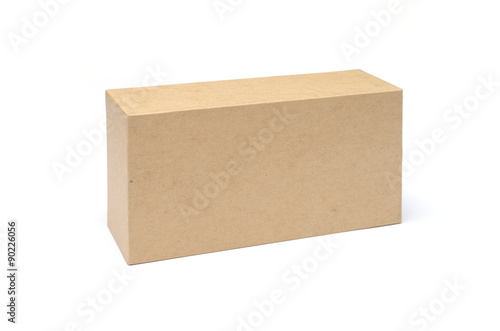 Cardboard Box isolated on a white background © Olga Kovalenko