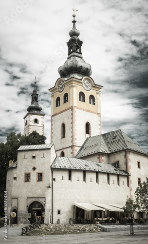 Church in town Banska Bystrica, Slovakia