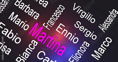 Onomastico del nome Martina