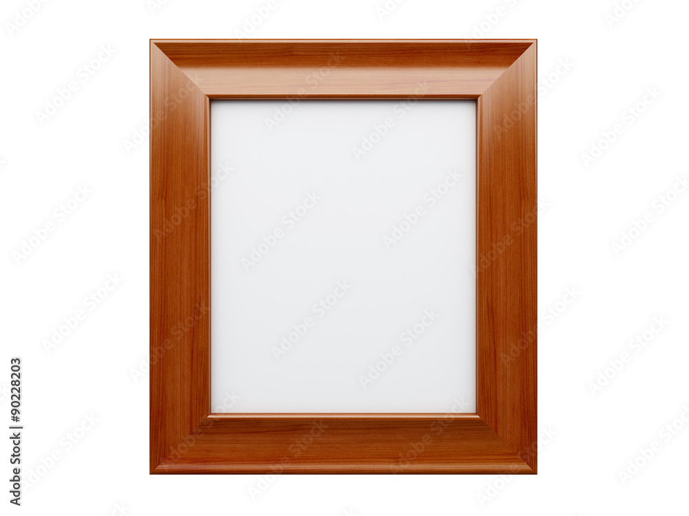 Realistic picture frame isolated on white background. Realistic picture frame isolated on white background.